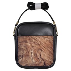 Brown Close Up Hd Wallpaper Surface Girls Sling Bag by artworkshop