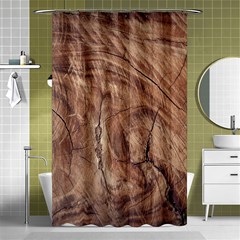 Brown Close Up Hd Wallpaper Surface Shower Curtain 48  X 72  (small)  by artworkshop