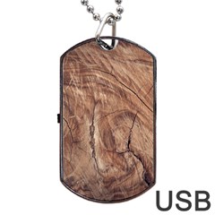 Brown Close Up Hd Wallpaper Surface Dog Tag Usb Flash (two Sides) by artworkshop