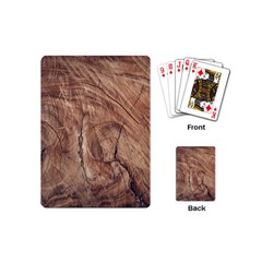 Brown Close Up Hd Wallpaper Surface Playing Cards Single Design (mini)