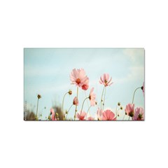 Cosmos Flower Blossom In Garden Sticker Rectangular (10 Pack) by artworkshop