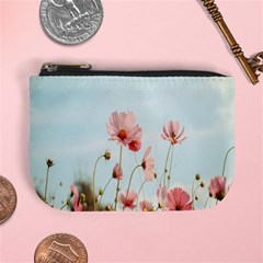 Cosmos Flower Blossom In Garden Mini Coin Purse by artworkshop