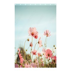 Cosmos Flower Blossom In Garden Shower Curtain 48  X 72  (small)  by artworkshop