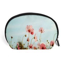 Cosmos Flower Blossom In Garden Accessory Pouch (large) by artworkshop