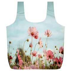 Cosmos Flower Blossom In Garden Full Print Recycle Bag (xl) by artworkshop