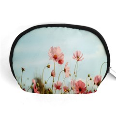 Cosmos Flower Blossom In Garden Accessory Pouch (medium) by artworkshop