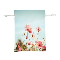 Cosmos Flower Blossom In Garden Lightweight Drawstring Pouch (m) by artworkshop