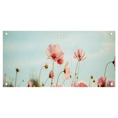 Cosmos Flower Blossom In Garden Banner And Sign 4  X 2  by artworkshop