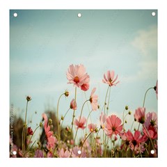 Cosmos Flower Blossom In Garden Banner And Sign 3  X 3  by artworkshop