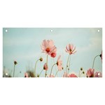 Cosmos Flower Blossom In Garden Banner and Sign 6  x 3  Front