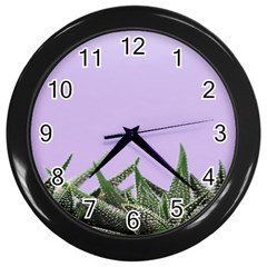 Cute Phone Wallpaper Wall Clock (black) by artworkshop