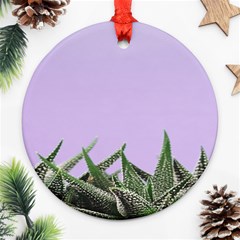 Cute Phone Wallpaper Round Ornament (two Sides)