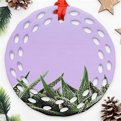 Cute Phone Wallpaper Ornament (round Filigree) by artworkshop