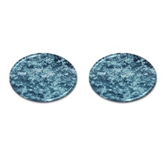 Water Splash Texture  Cufflinks (oval)