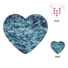 Water Splash Texture  Playing Cards Single Design (heart) by artworkshop