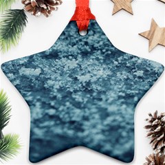 Water Splash Texture  Star Ornament (two Sides) by artworkshop