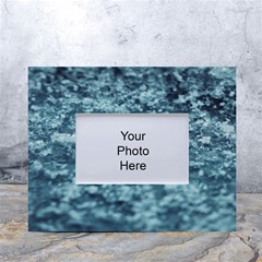 Water Splash Texture  White Tabletop Photo Frame 4 x6  by artworkshop