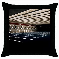 Dark Tunnels Within A Tunnel Throw Pillow Case (black) by artworkshop