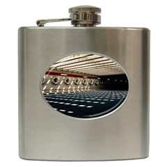 Dark Tunnels Within A Tunnel Hip Flask (6 Oz) by artworkshop