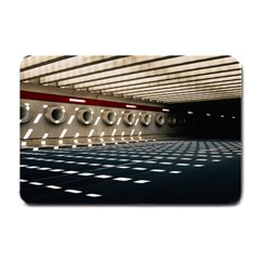 Dark Tunnels Within A Tunnel Small Doormat by artworkshop