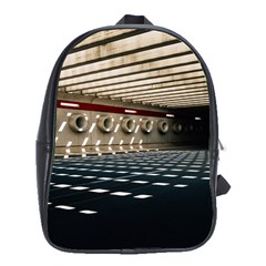 Dark Tunnels Within A Tunnel School Bag (xl) by artworkshop