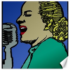 Evita Pop Art Style Graphic Canvas 16  X 16  by dflcprintsclothing