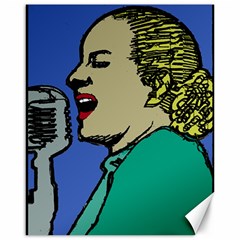 Evita Pop Art Style Graphic Canvas 16  X 20  by dflcprintsclothing