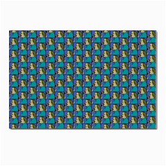 Evita Pop Art Style Graphic Motif Pattern Postcard 4 x 6  (pkg Of 10) by dflcprintsclothing