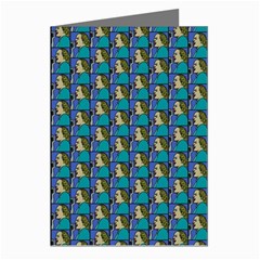 Evita Pop Art Style Graphic Motif Pattern Greeting Cards (pkg Of 8) by dflcprintsclothing