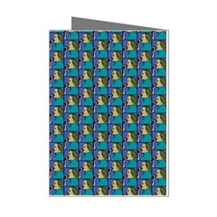 Evita Pop Art Style Graphic Motif Pattern Mini Greeting Cards (pkg Of 8) by dflcprintsclothing