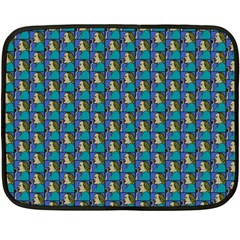 Evita Pop Art Style Graphic Motif Pattern One Side Fleece Blanket (mini) by dflcprintsclothing