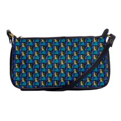 Evita Pop Art Style Graphic Motif Pattern Shoulder Clutch Bag by dflcprintsclothing