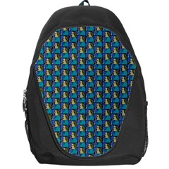 Evita Pop Art Style Graphic Motif Pattern Backpack Bag by dflcprintsclothing