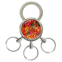 Design Art Pattern 3-ring Key Chain by artworkshop