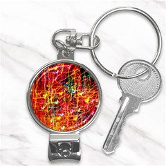 Design Art Pattern Nail Clippers Key Chain by artworkshop