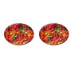 Design Art Pattern Cufflinks (oval)