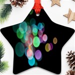 Design Microbiology Wallpaper Star Ornament (Two Sides) Back