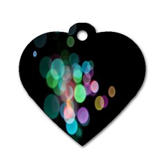 Design Microbiology Wallpaper Dog Tag Heart (one Side) by artworkshop