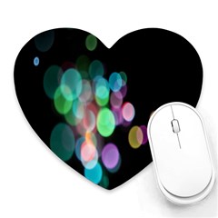 Design Microbiology Wallpaper Heart Mousepad by artworkshop