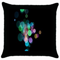 Design Microbiology Wallpaper Throw Pillow Case (black) by artworkshop