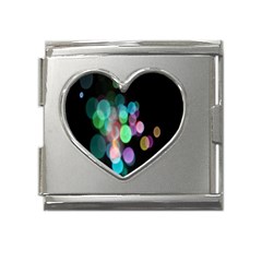 Design Microbiology Wallpaper Mega Link Heart Italian Charm (18mm) by artworkshop