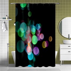 Design Microbiology Wallpaper Shower Curtain 48  X 72  (small)  by artworkshop