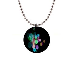 Design Microbiology Wallpaper 1  Button Necklace by artworkshop