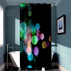 Design Microbiology Wallpaper Shower Curtain 36  X 72  (stall)  by artworkshop