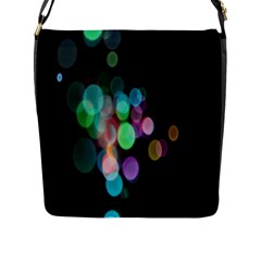 Design Microbiology Wallpaper Flap Closure Messenger Bag (l) by artworkshop