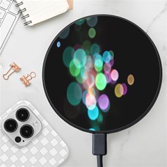 Design Microbiology Wallpaper Wireless Fast Charger(black) by artworkshop