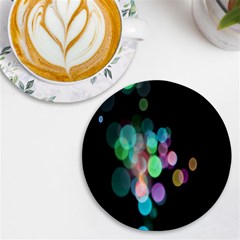 Design Microbiology Wallpaper Uv Print Round Tile Coaster by artworkshop