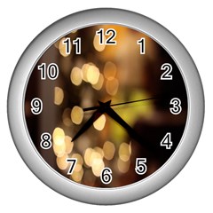 Design Pattern Specia Wall Clock (silver) by artworkshop