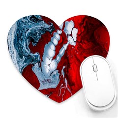 Design Pattern Decoration Heart Mousepad by artworkshop