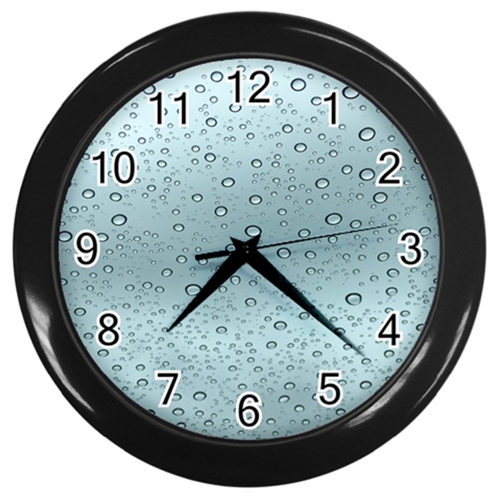 Design Pattern Texture Wall Clock (Black)